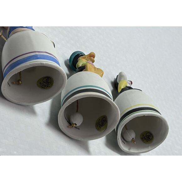 Set Of 3 Vintage Ceramic Warner Brothers Bells 4", 1979 Price Products - Picture 10 of 13